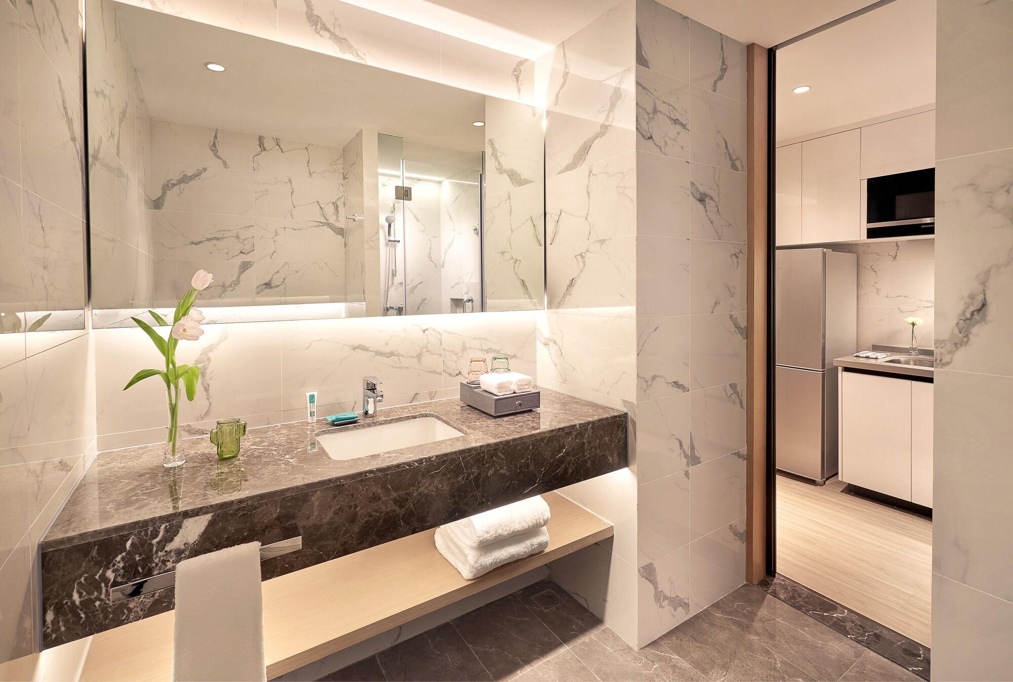 Shama Serviced Apartments Zijingang Hangzhou - Zijingang Campus Zhejiang University, Subway Line2&5 Sanba Station Exteriör bild